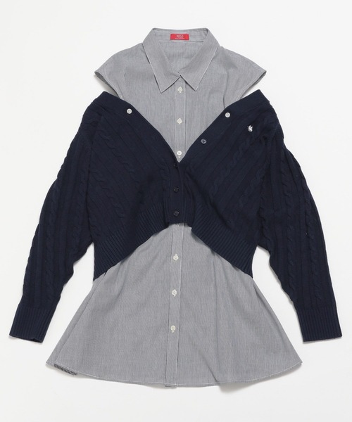 Heatherヘザー【POLO BCS(ポロ・ビーシーエス)】ドッキングワンピ Heather（ヘザー） ワンピース 「POLO BCS(ポロ・ビーシーエス