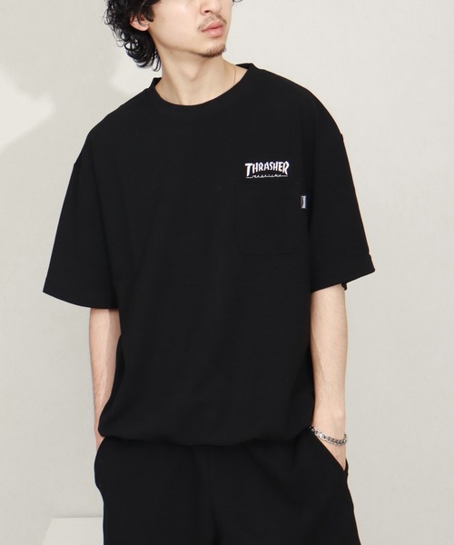 THRASHER（スラッシャー） tシャツ 「THRASHER/スラッシャー」パイル