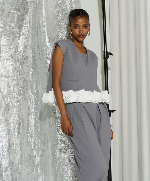 ANDRESD パンツドレス ホイップヘムドレス / whip hem dress