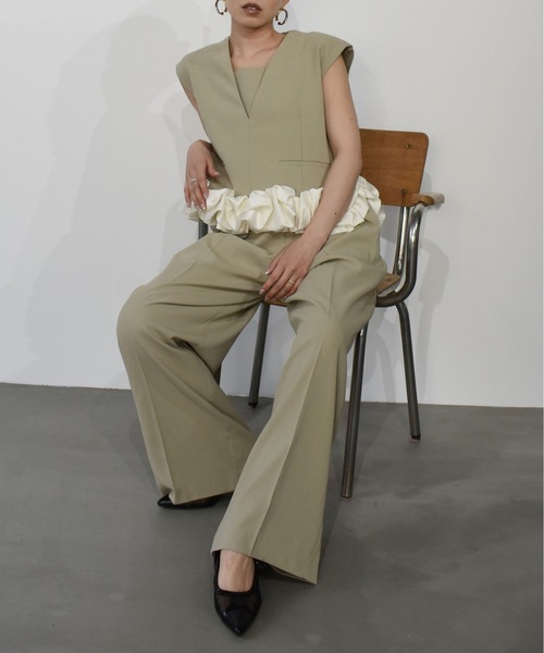 ANDRESD パンツドレス ホイップヘムドレス / whip hem dress