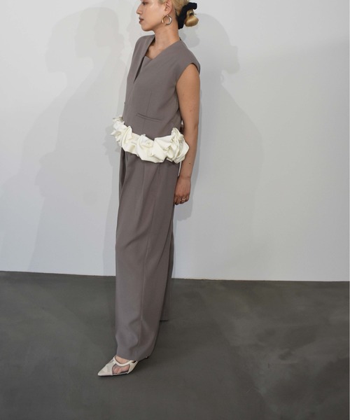 ANDRESD パンツドレス ホイップヘムドレス / whip hem dress