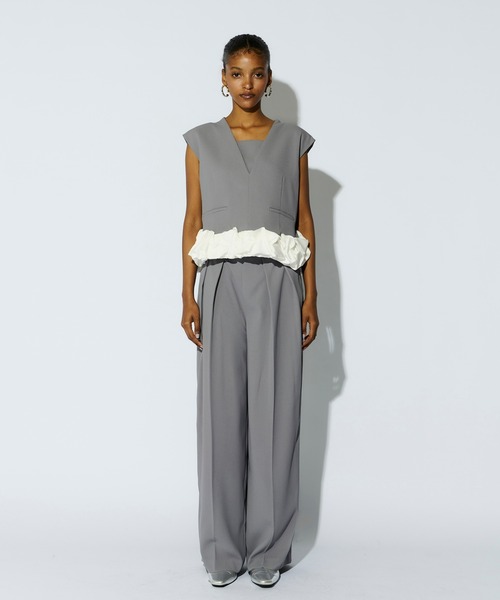 ANDRESD パンツドレス ホイップヘムドレス / whip hem dress