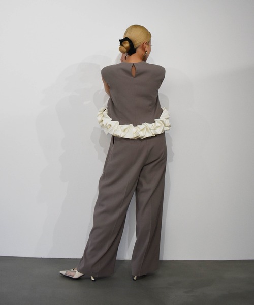 ANDRESD パンツドレス ホイップヘムドレス / whip hem dress