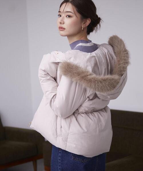 「PROPORTION BODY DRESSING」 ダウンジャケット SMALL ピンク レディース_画像3