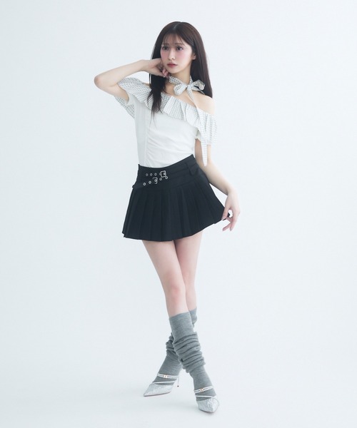 the toeホワイト フリル付き 半袖トップス S 楽天市場】【OUTLET！クーポンで1,734円】 チュール トップス