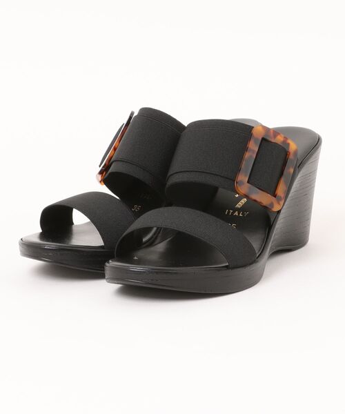 【ITALIAN SHOEMAKERS】べっ甲風バックルサンダル ITALIAN SHOEMAKERS サンダル 「ITALIAN SHOEMAKERS」べっ甲風