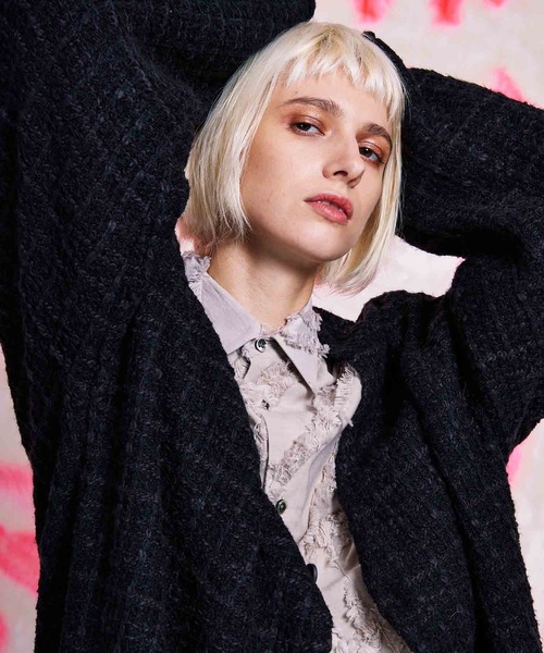 MAISON SPECIAL（メゾンスペシャル） ニットカーディガン 1 ブラック