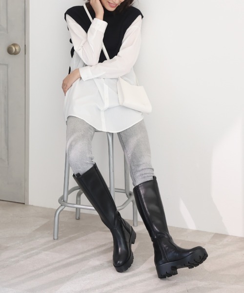 VIVIAN（ヴィヴィアン） ロングブーツ M ブラック レディース