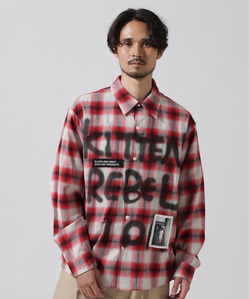 guernika チェックシャツ ROYAL FLASH シャツ Guernika/ゲルニカ/Check Shirt メンズ