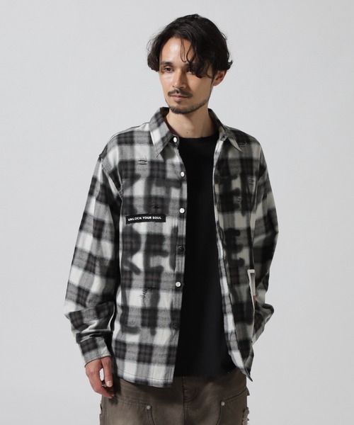guernika チェックシャツ ROYAL FLASH シャツ Guernika/ゲルニカ/Check Shirt メンズ