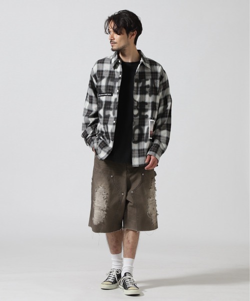 ROYAL FLASH シャツ Guernika/ゲルニカ/Check Shirt メンズ
