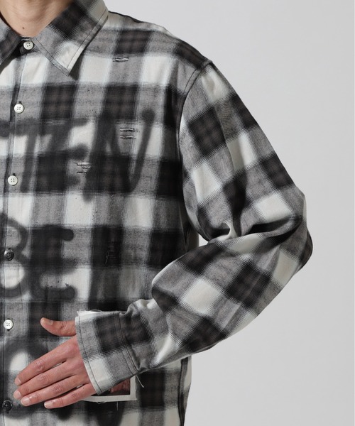 guernika チェックシャツ guernika/ゲルニカ/Check Shirt / Black | ROYAL FLASH
