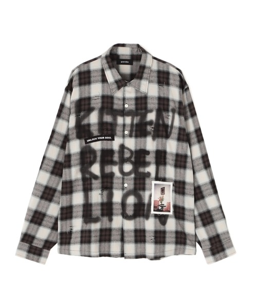 ROYAL FLASH シャツ Guernika/ゲルニカ/Check Shirt メンズ