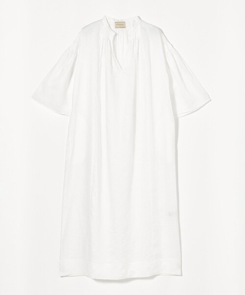 UNITED ARROWS ワンピース ラミー ギャザー ボリュームスリーブ