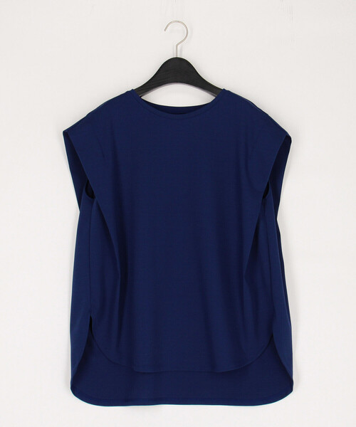 tシャツ コットン強撚ポンチ ショルダータックTシャツ レディース K.T KIYOKO TAKASE tシャツ コットン強撚ポンチ ショルダー