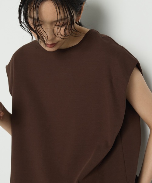 K.T KIYOKO TAKASE tシャツ コットン強撚ポンチ ショルダー
