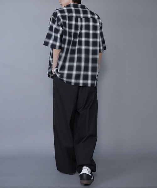 SPINNS（スピンズ） パンツ バレルレッグスラックスワイドパンツ