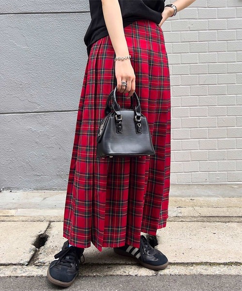 KOBE LETTUCE（神戸レタス） スカート チェック柄プリーツスカート