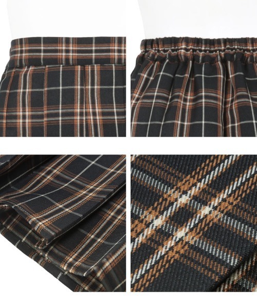 KOBE LETTUCE（神戸レタス） スカート チェック柄プリーツスカート