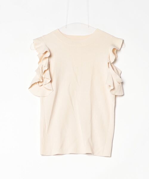 「SNIDEL」 半袖ニット ONE SIZE ホワイト レディース