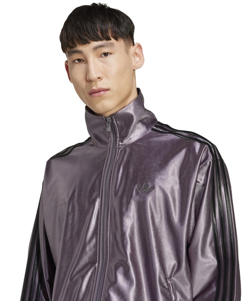 Mアディダスadidasグレー花総柄トラックジャケットジャージファイアーバード adidas Originals アディダス ジャージ ADI FTB ファイアー
