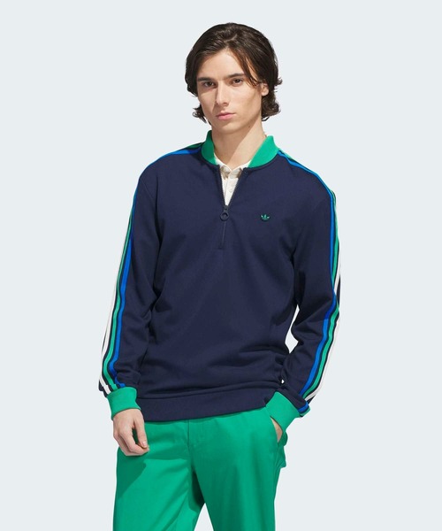 美品 adidas ゴルフウェア スウェット 長袖クルーネックスウエット L adidas（アディダス） トレーナー スウェット オリジナルスゴルフ 3st