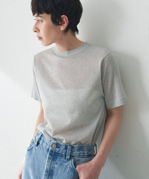 Whim Gazette ニット セーター ラメプルオーバー レディース