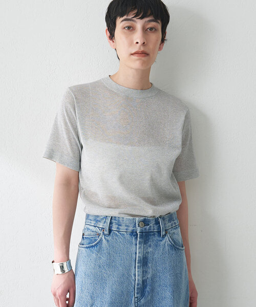 Whim Gazette（ウィム ガゼット） ニット セーター ラメプルオーバー