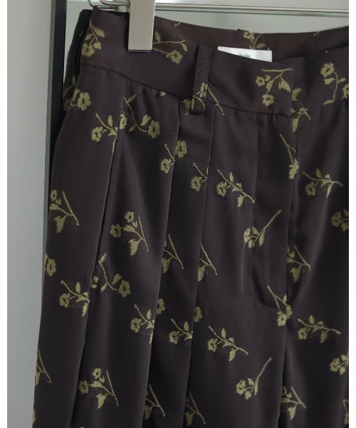 anuke パンツ Flower Jacquard Pants レディース : ZOZOTOWN