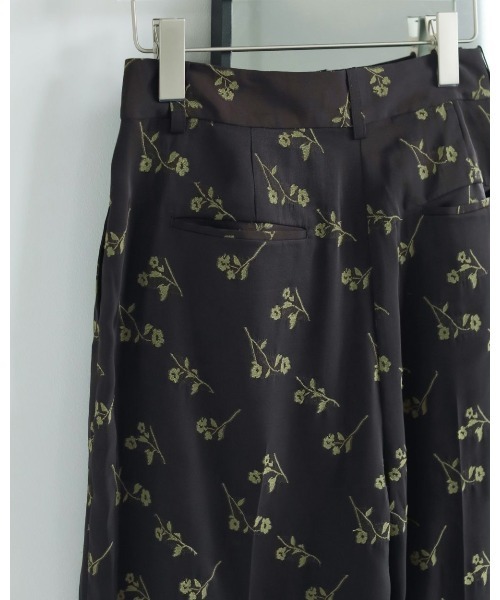 パンツ anuke Flower Jacquard Pants anuke ANUKE アンヌーク Flower Jacquard Pants 即納 SALE