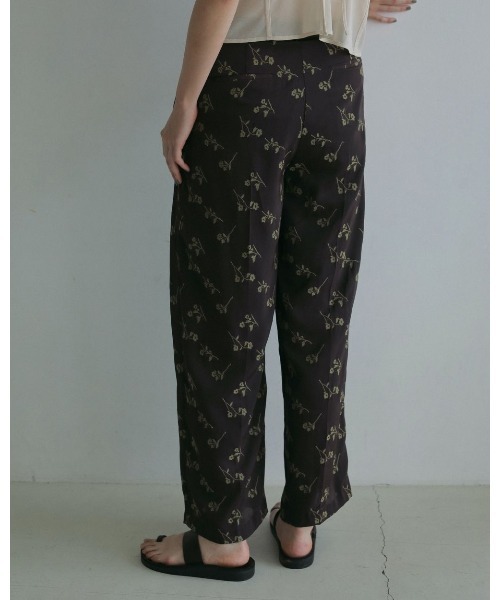 anuke パンツ Flower Jacquard Pants レディース : ZOZOTOWN