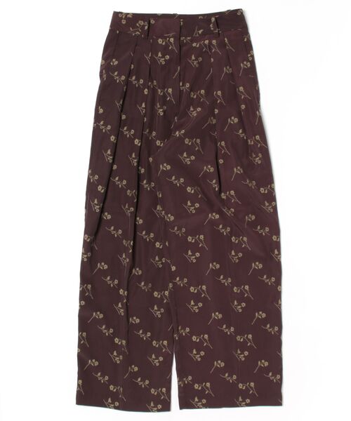 お歳暮 Pants Jacquard Flower パンツ anuke レディース ZOZOTOWN : パンツ