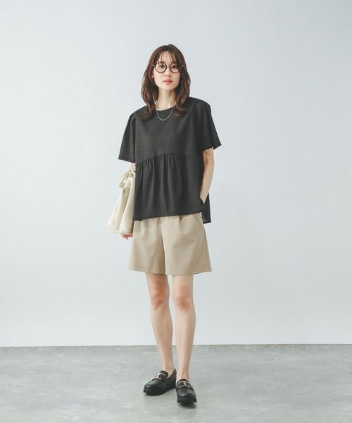 tシャツ ジャガードペプラムプルオーバー/311078 レディース | GLOBAL WORK | 09