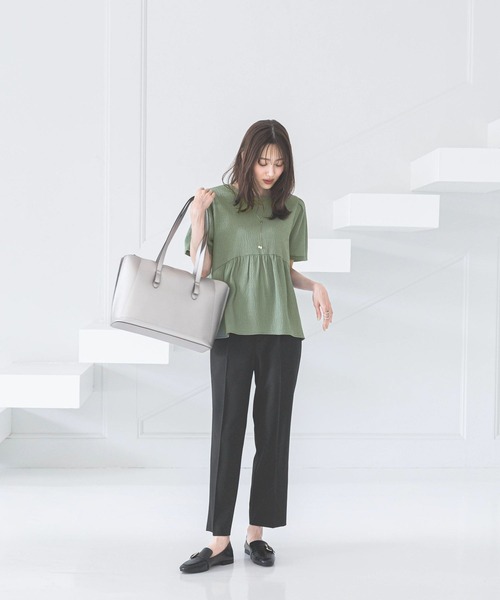 tシャツ ジャガードペプラムプルオーバー/311078 レディース | GLOBAL WORK | 06