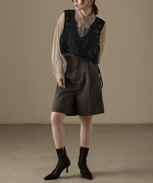 Fashion Letter（ファッションレター） ベスト ジレ 夏 かぎ針編み