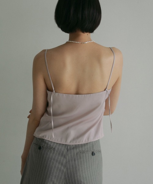 anuke（アンヌーク） キャミソール Satin Gather Camisole : ZOZOTOWN