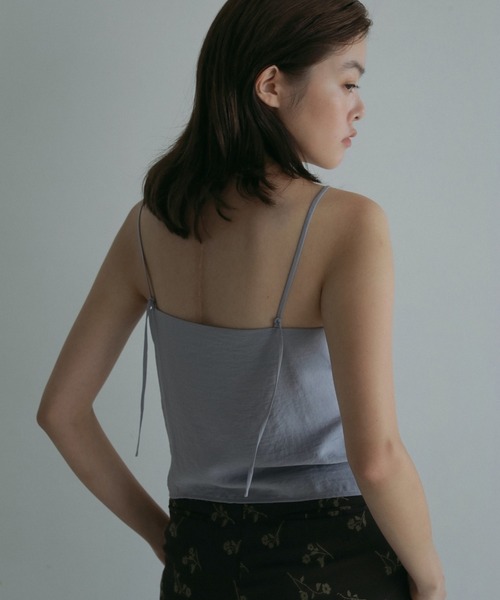 anuke（アンヌーク） キャミソール Satin Gather Camisole : ZOZOTOWN