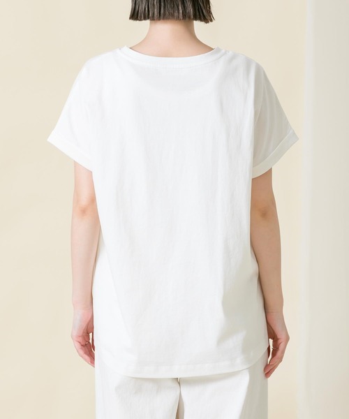 「Gready Brilliant」 「auief」半袖Tシャツ 38 チャコールグレー レディース