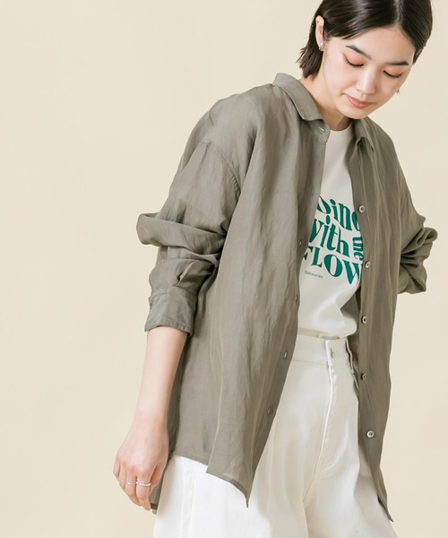 「Gready Brilliant」 「auief」半袖Tシャツ 38 チャコールグレー レディース