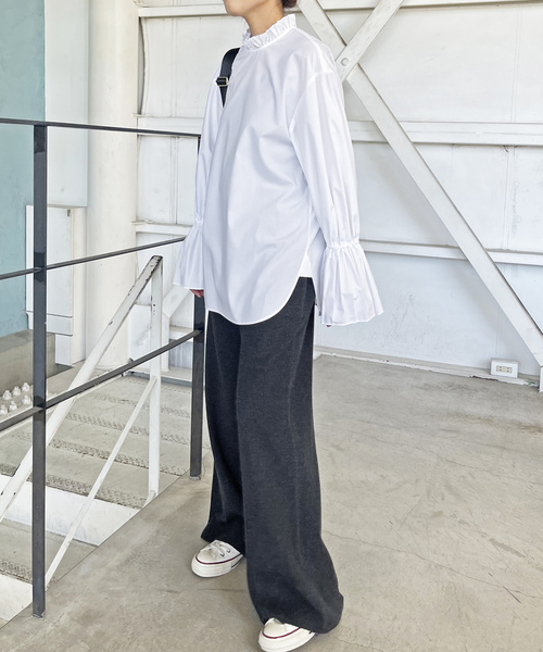 ♡ページです♡ Spick＆Span 「Spick & Span」 長袖ブラウス FREE ホワイト
