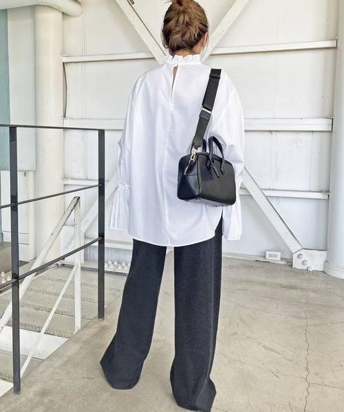 「Spick & Span」 長袖ブラウス FREE ホワイト レディース Spick＆Span 「Spick & Span」 長袖ブラウス FREE ホワイト
