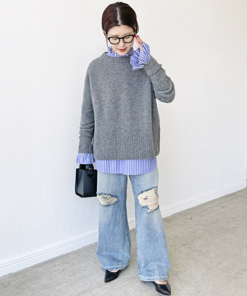 ♡ページです♡ Spick＆Span 「Spick & Span」 長袖ブラウス FREE ホワイト