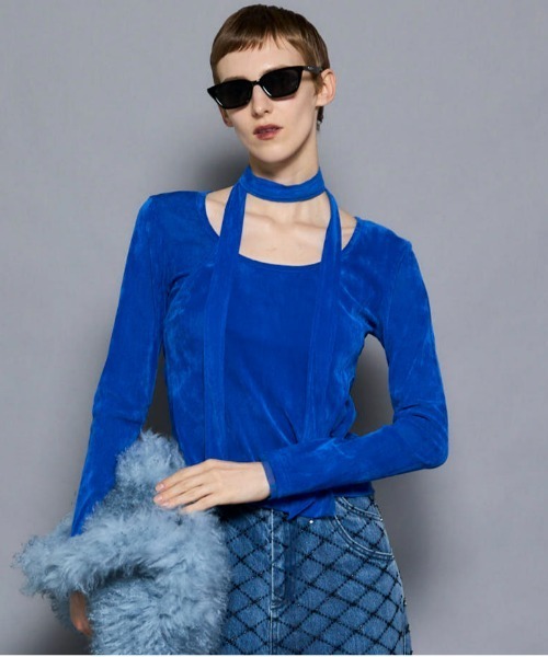 MAISON SPECIAL（メゾンスペシャル） tシャツ Sheer Velour
