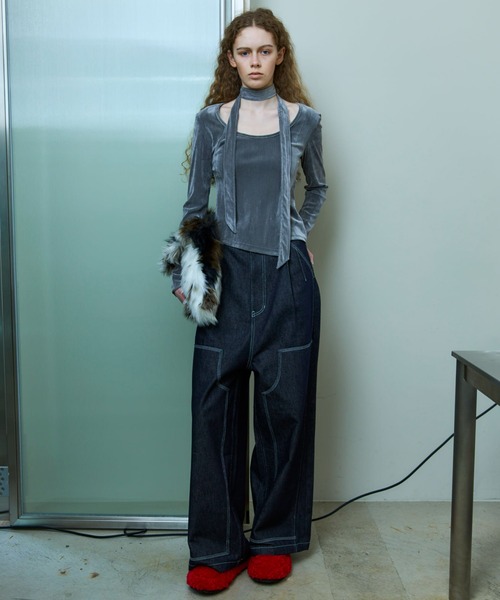 MAISON SPECIAL（メゾンスペシャル） tシャツ Sheer Velour