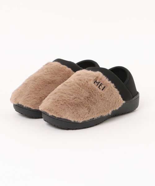 MEI（メイ） スリッポン メイ」FUR MOC SHOES ファー モックシューズ