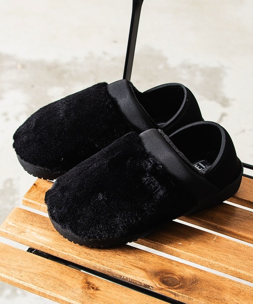 MEI（メイ） スリッポン メイ」FUR MOC SHOES ファー モックシューズ