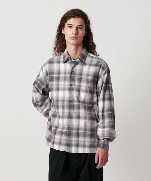 monkey time BEAUTY＆YOUTH UNITED ARROWS シャツ ブラッシュド
