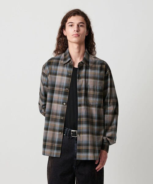 monkey time BEAUTY＆YOUTH UNITED ARROWS シャツ ブラッシュド