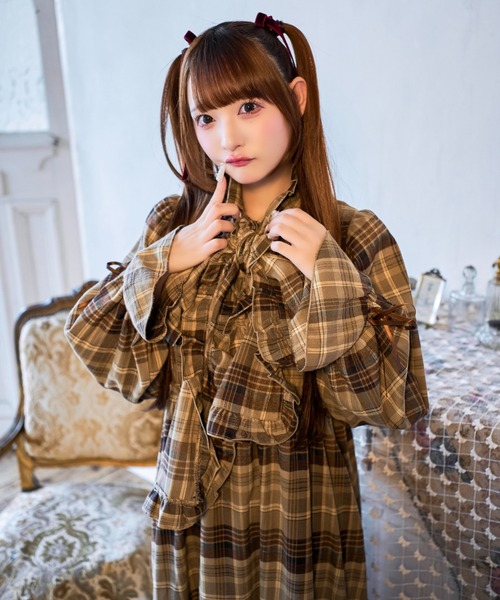 バーバリー✨チェック　綿　ワンピース　プリーツ　38 M ボタン レトロ　y2k バーバリー✨チェック 綿 ワンピース プリーツ 38 M ボタン