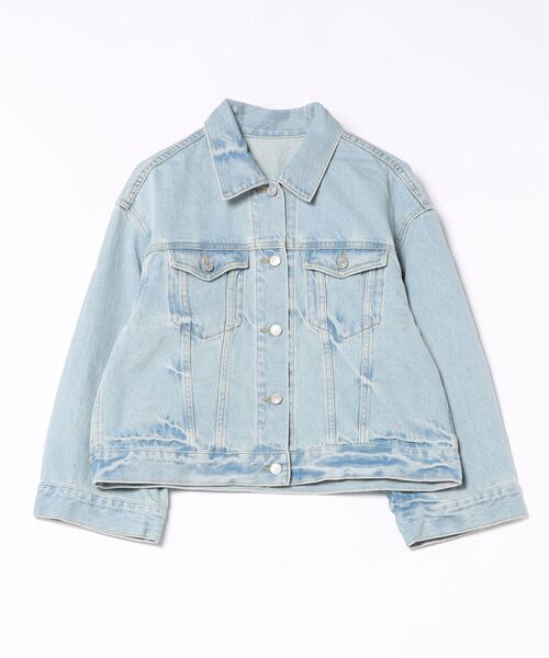 DouDou（ドゥドゥ） デニムジャケット FREE スカイブルー レディース